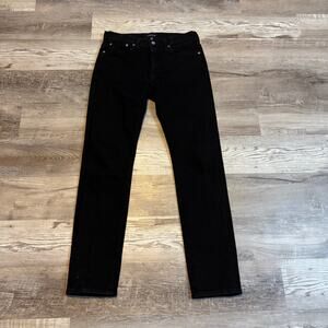 J.Crew Black Straight Leg Jeans Stretch Denim W29 L32 Classic Fit